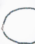 Beaded Necklace, Black Opal