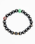 ILEANA MAKRI - Beaded Bracelet, Onyx Stripe