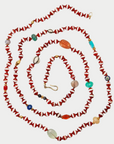 ILEANA MAKRI - Stripe Necklace, Brown Agate