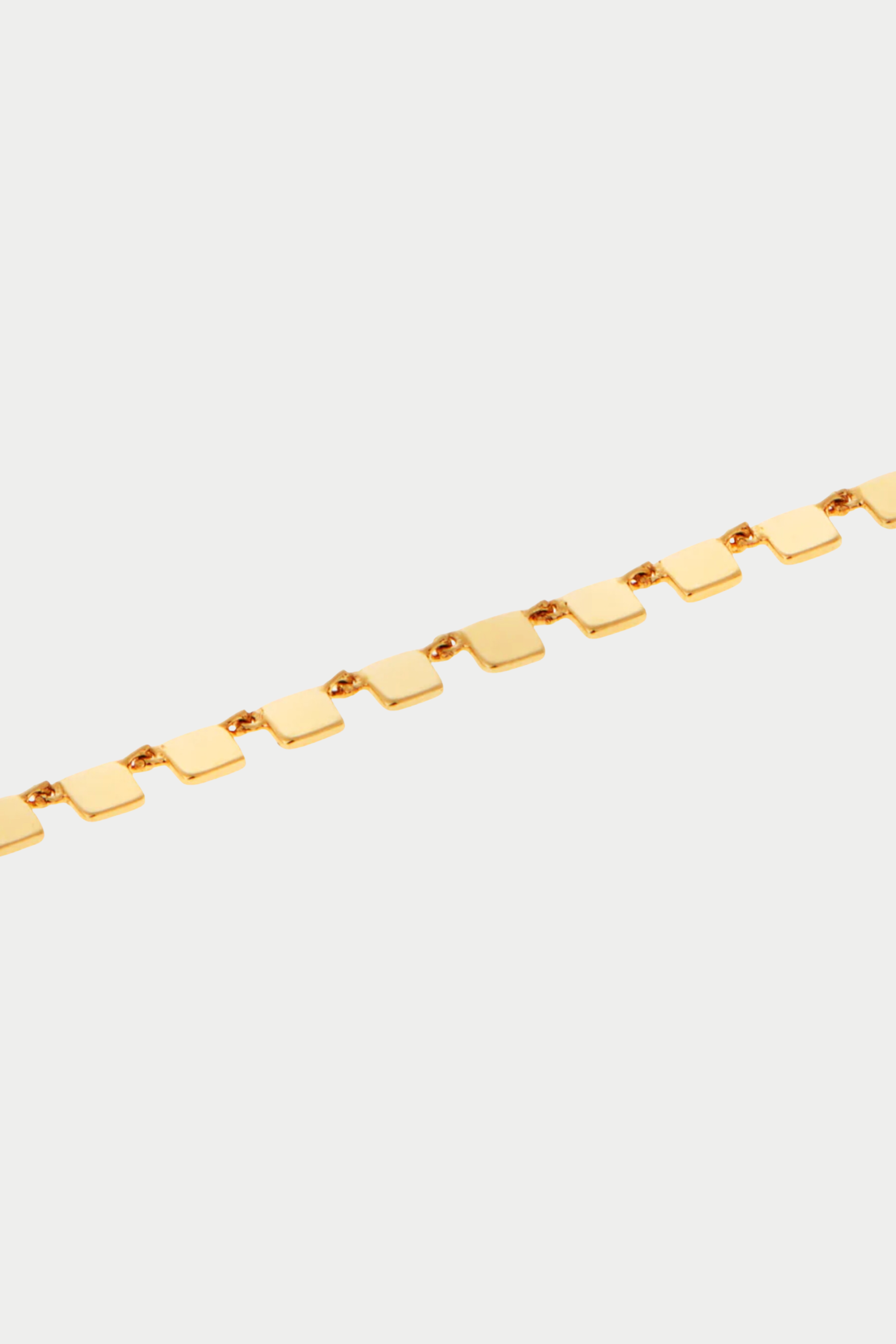 ILEANA MAKRI - Mini Tile Necklace, Yellow Gold