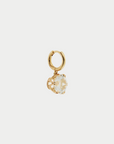 ILEANA MAKRI - Crown Midi Hoops, White Topaz