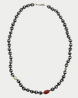 ILEANA MAKRI - Stripe Beaded Necklace, Black Onyx