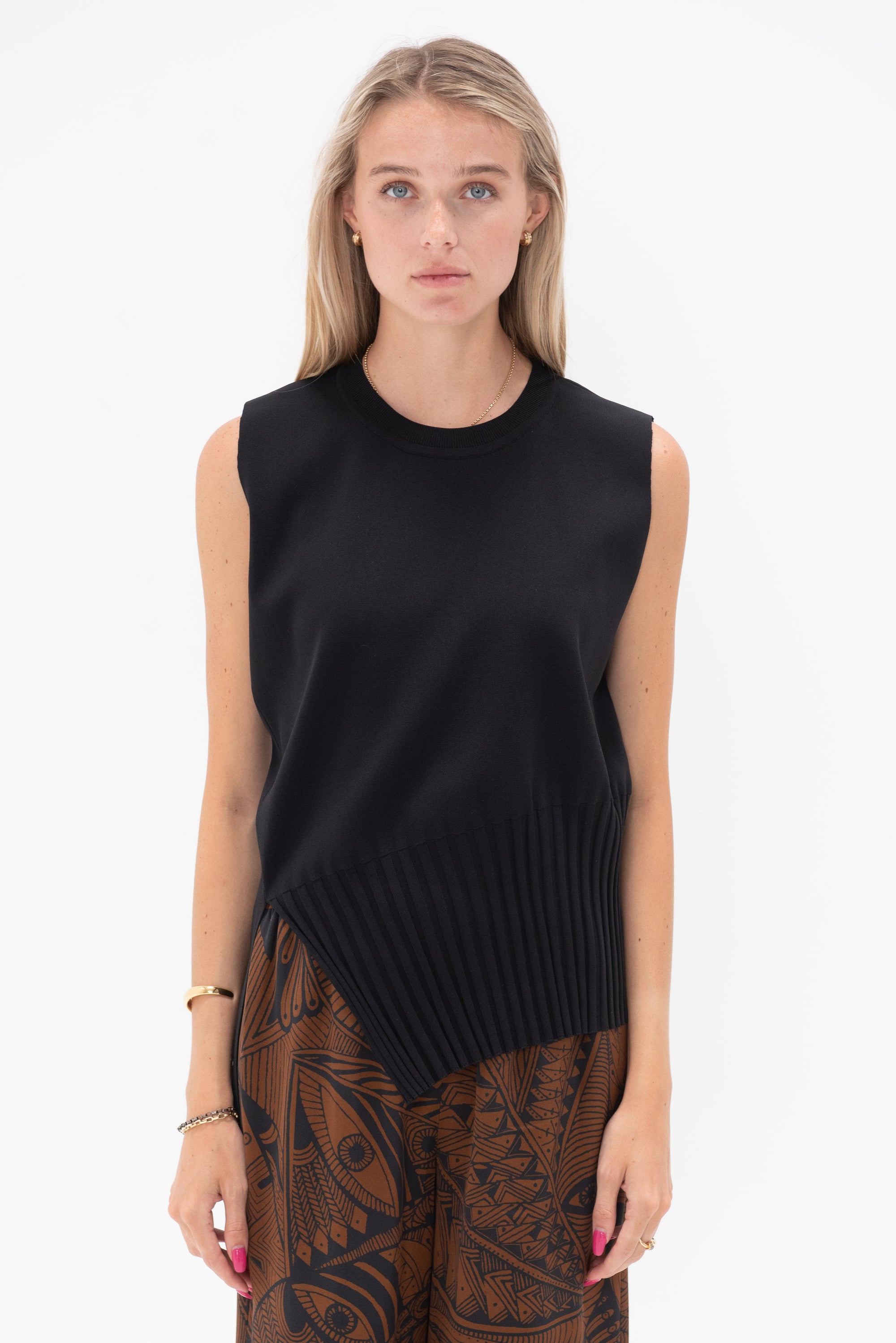 Issey Miyake - Lithe Knit Top, Black