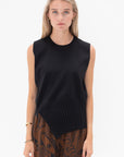 Issey Miyake - Lithe Knit Top, Black