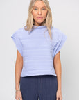 Crepe Knit, Saxe Blue