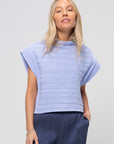 Crepe Knit, Saxe Blue