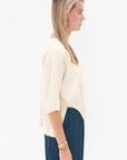 Issey Miyake - Lithe Knit Top, Cream