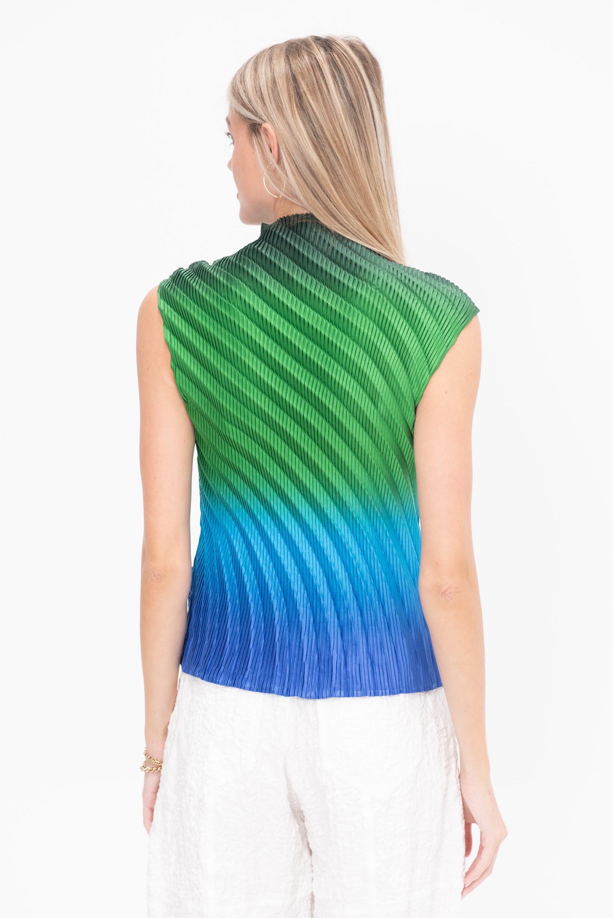 Nuance Pleats Tank, Afternoon