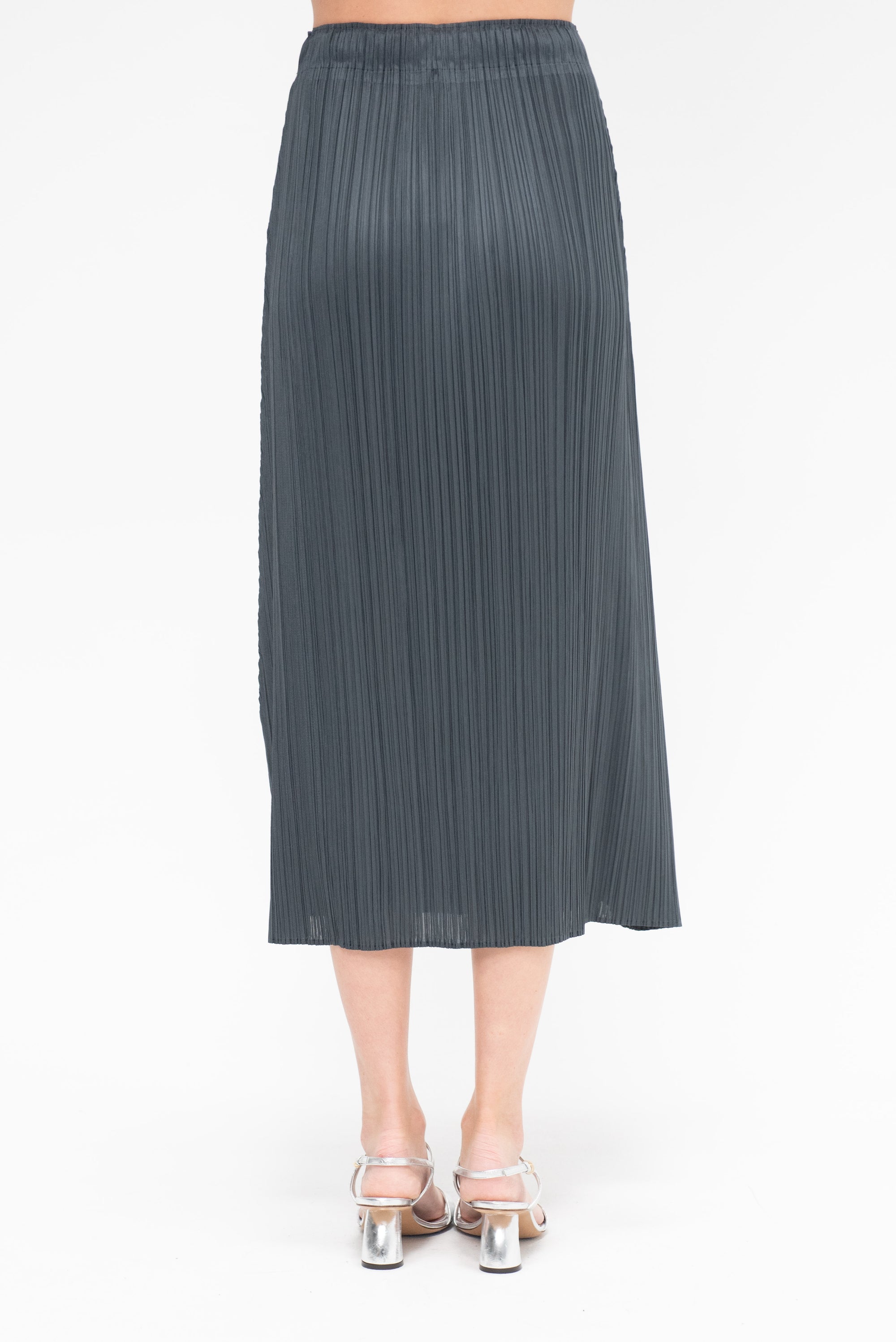 Monthly Colors: December Skirt, Steel Gray