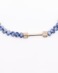 Bosfor Rondelle Bead Strand, Sapphire