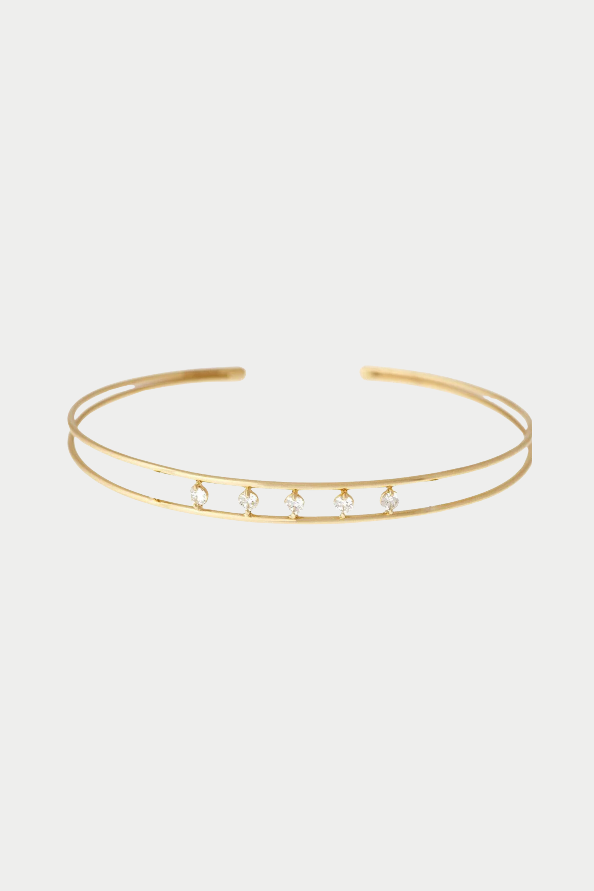 JOANNA DAHDAH - 5 Diamond Bracelet, Yellow Gold