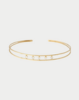 JOANNA DAHDAH - 5 Diamond Bracelet, Yellow Gold