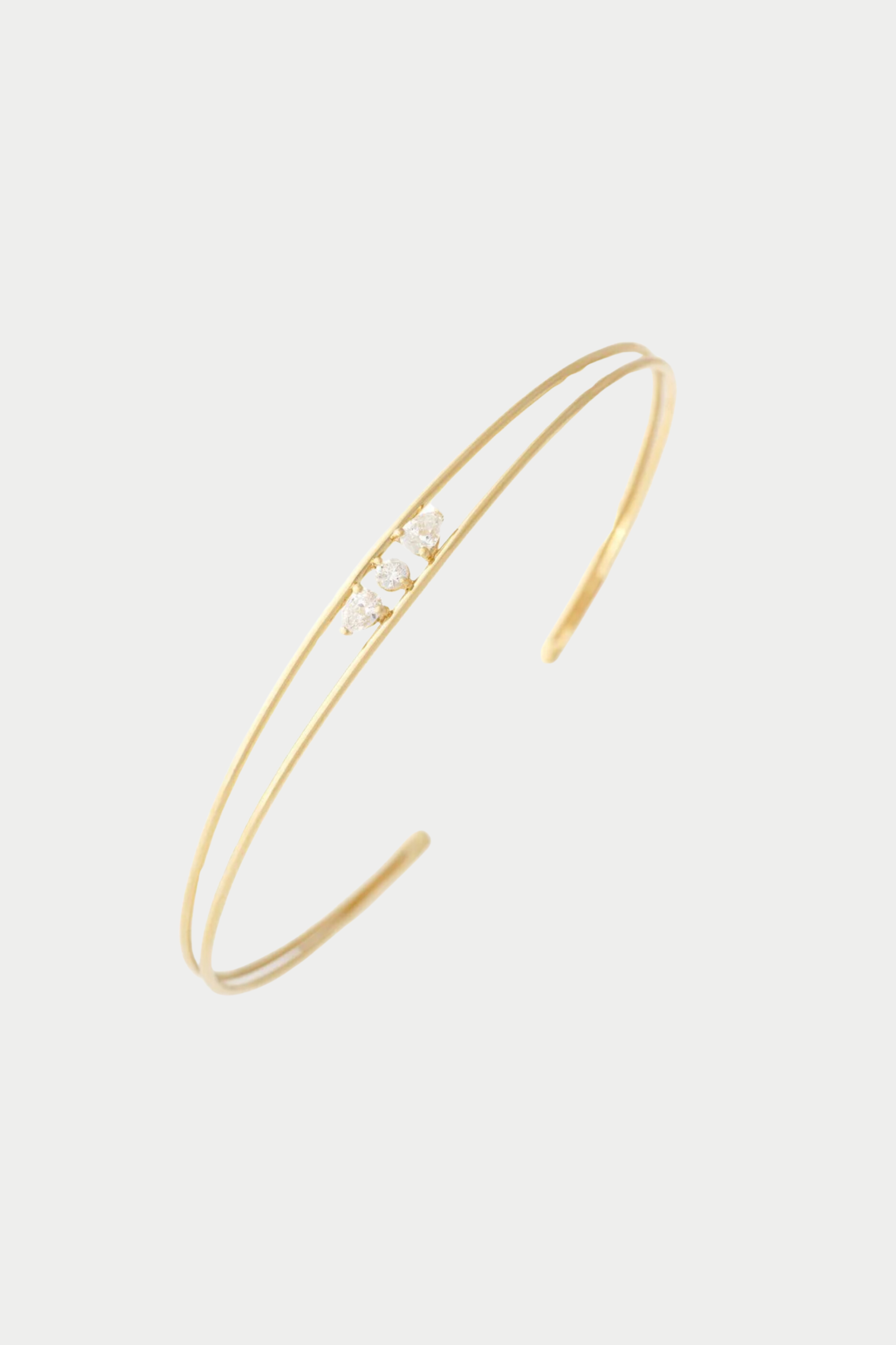 JOANNA DAHDAH - Pear And Round Diamond Bracelet, Yellow Gold