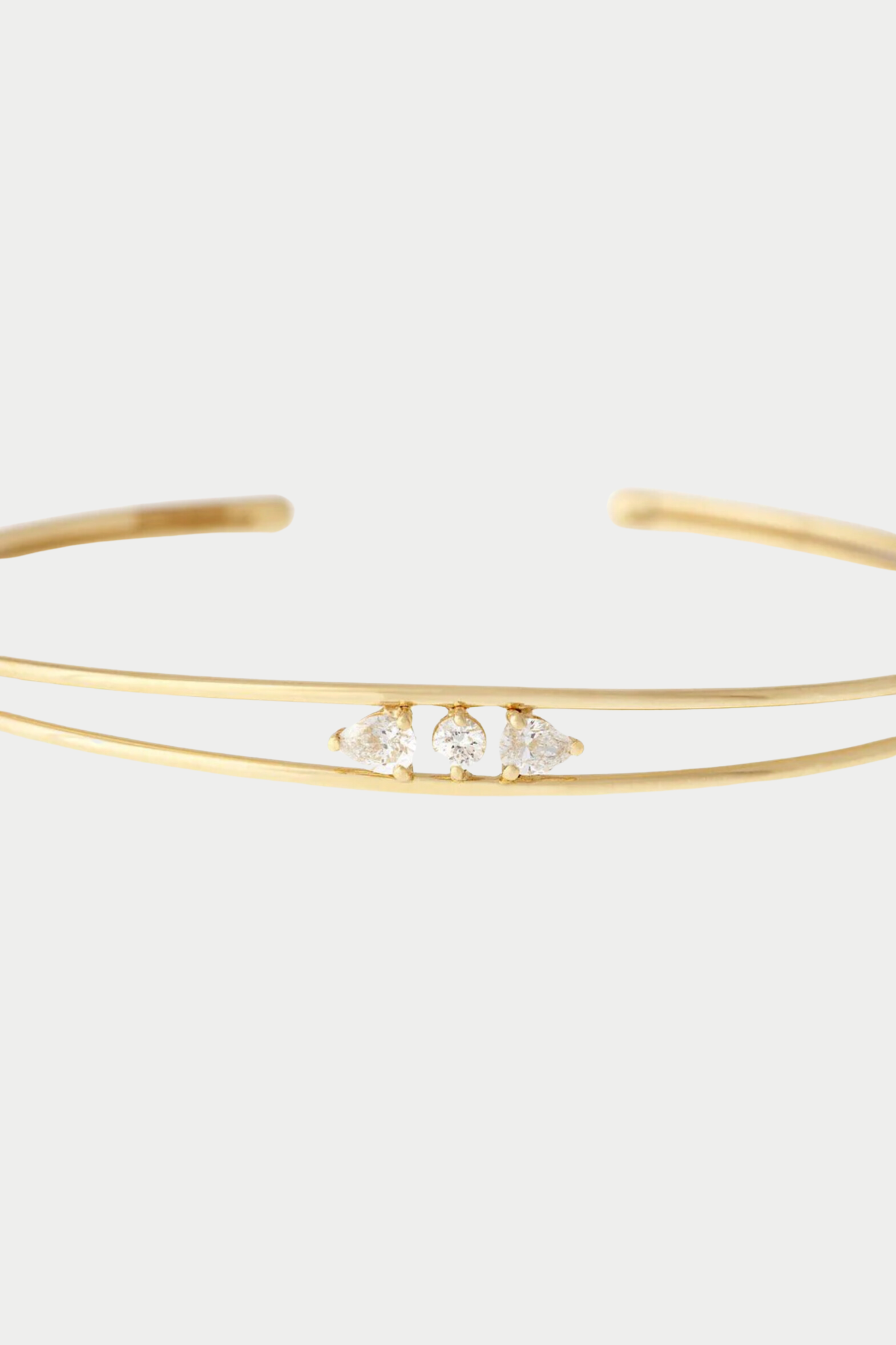 JOANNA DAHDAH - Pear And Round Diamond Bracelet, Yellow Gold