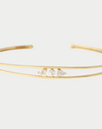 JOANNA DAHDAH - Pear And Round Diamond Bracelet, Yellow Gold