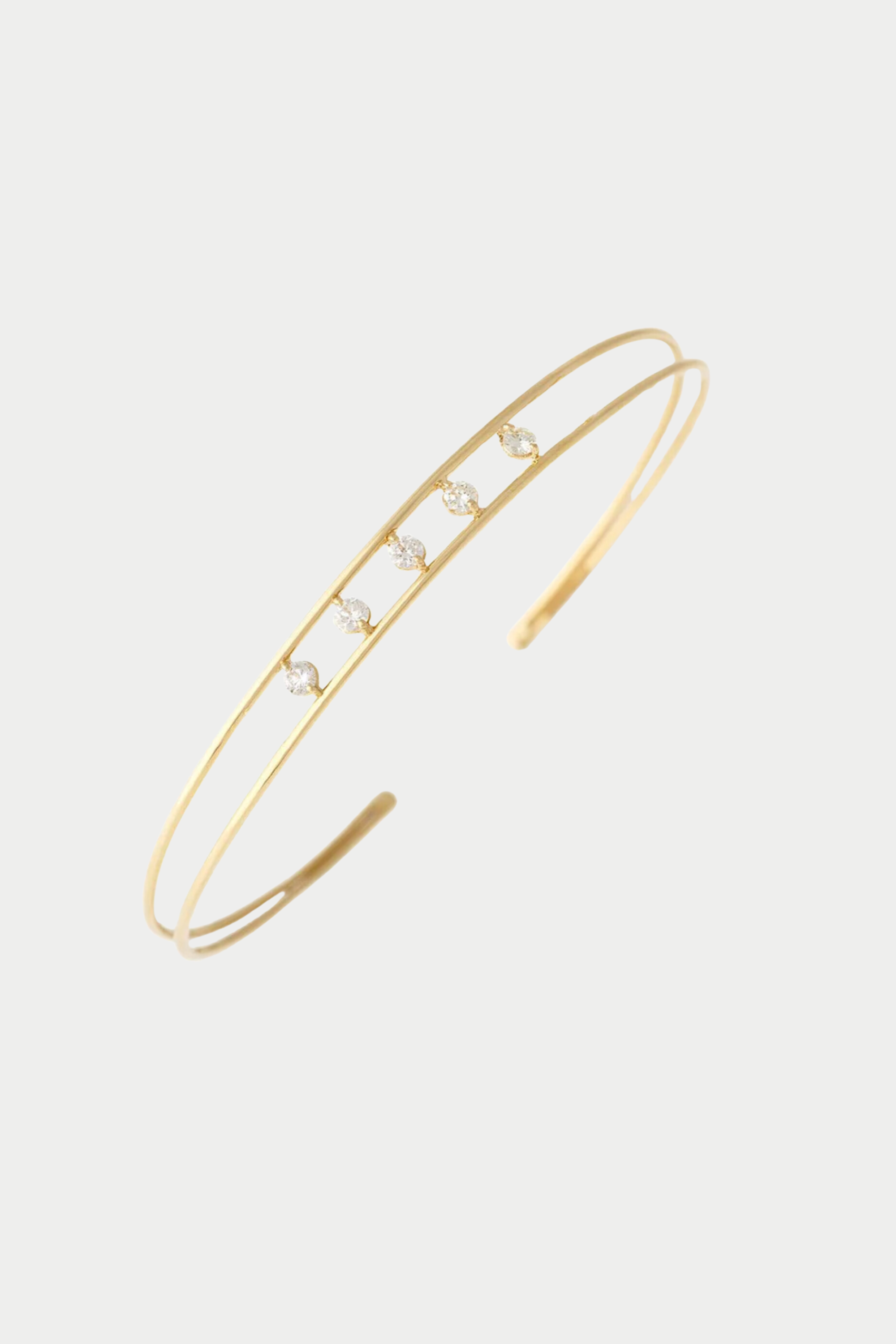 JOANNA DAHDAH - 5 Diamond Bracelet, Yellow Gold