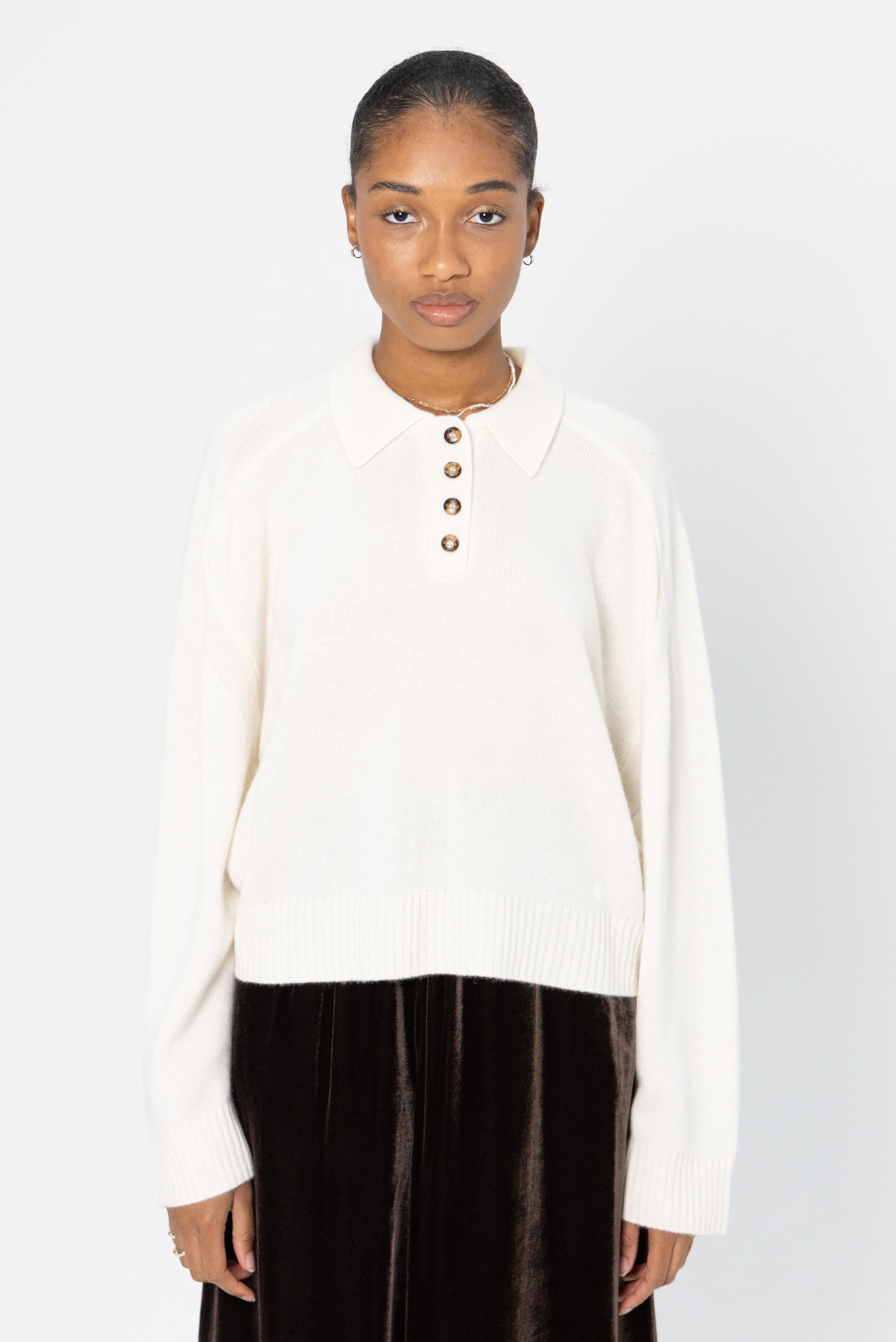 LOULOU STUDIO - Anzor Sweater, Cream