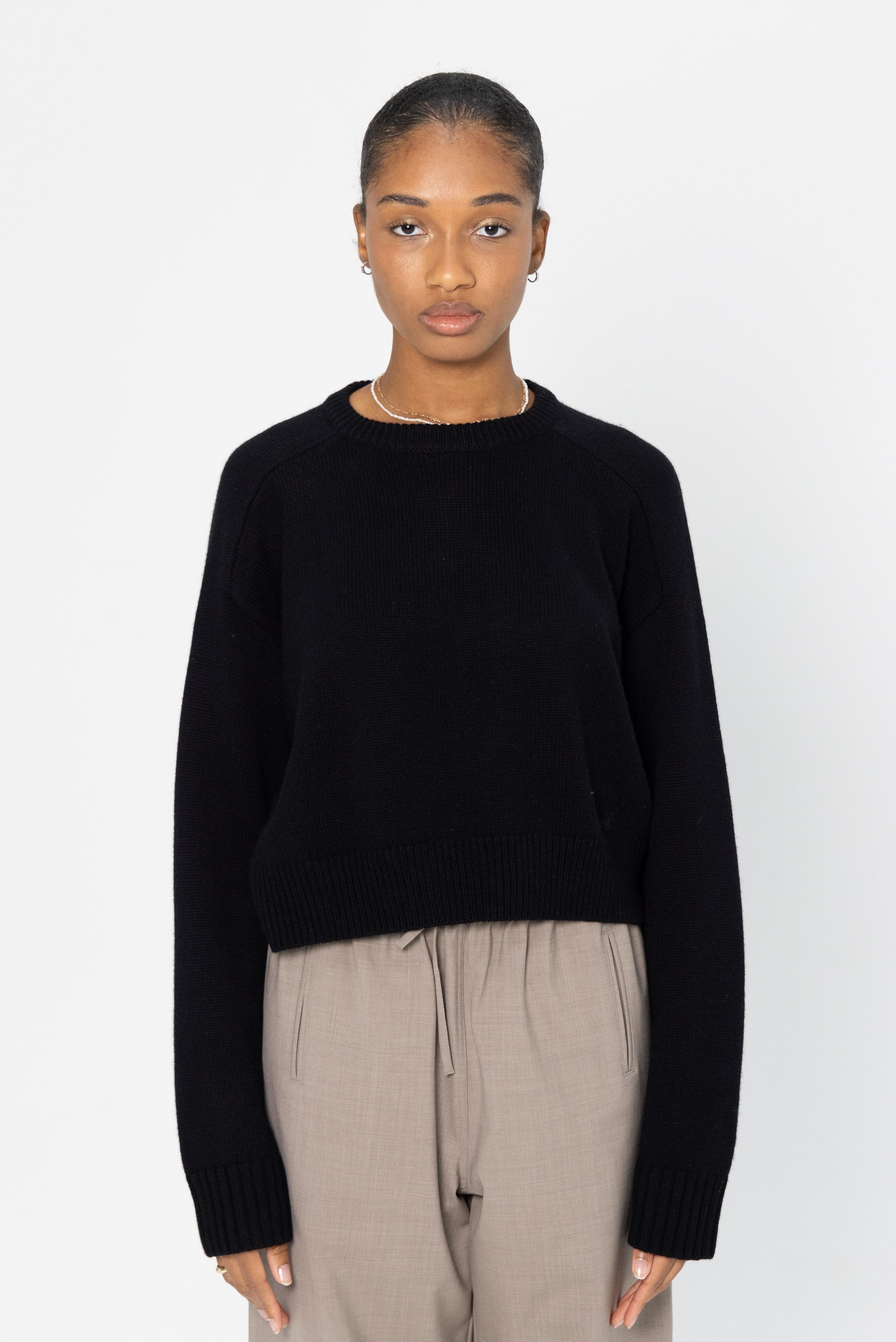 LOULOU STUDIO - Bruzzi Oversized Sweater, Black