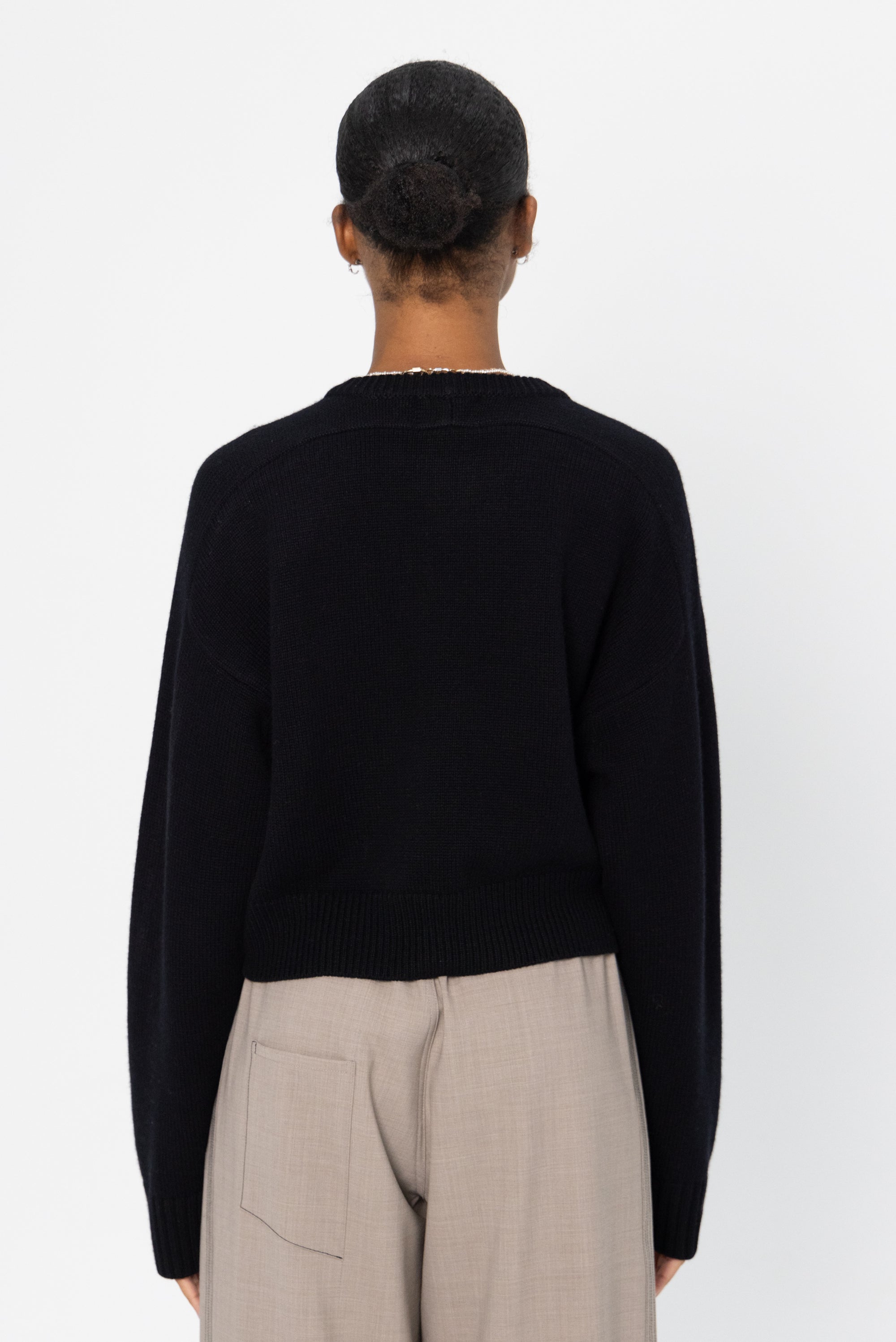 LOULOU STUDIO - Bruzzi Oversized Sweater, Black