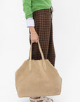 Mark Cross - Suede Eleanor Tote, Mushroom