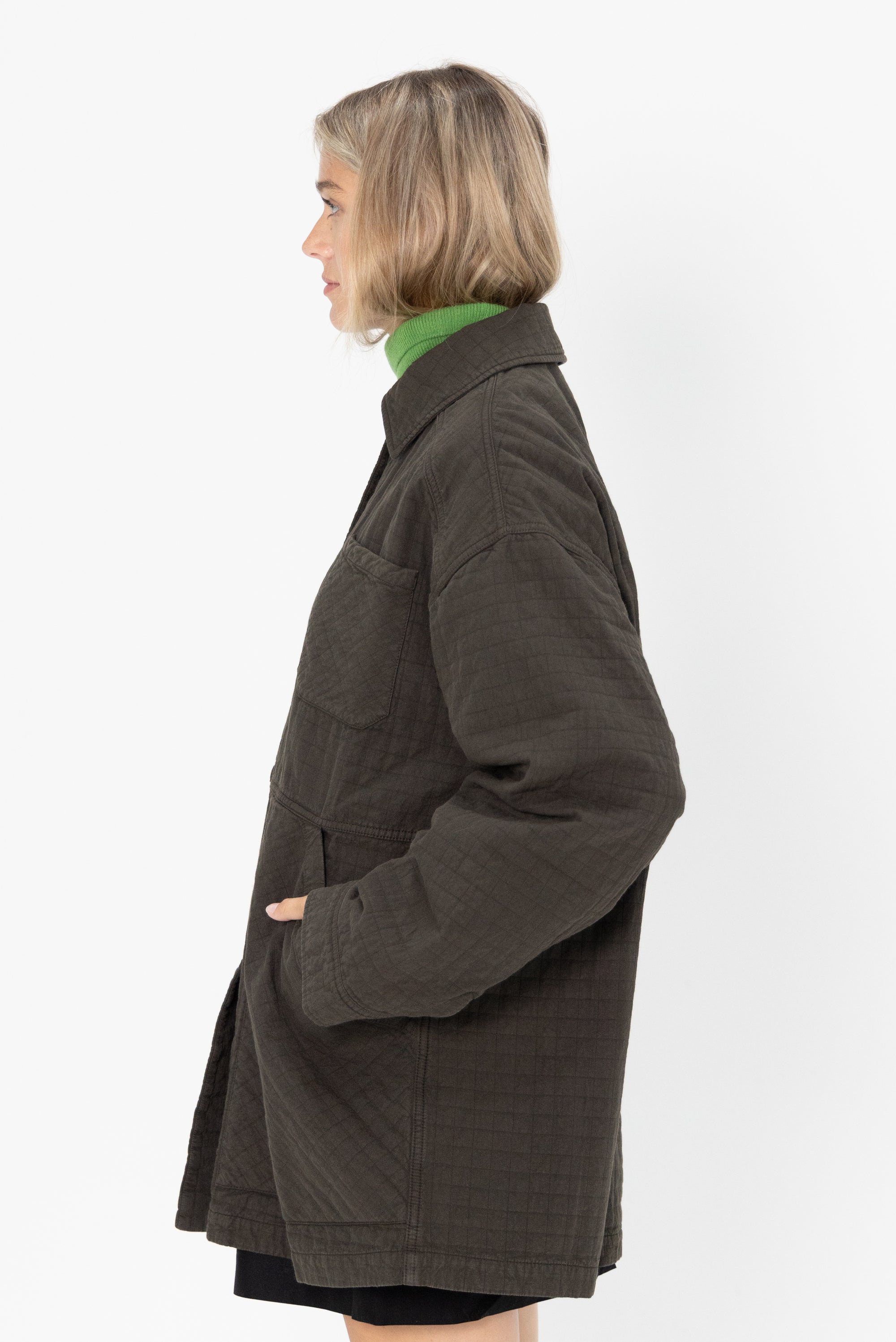 CORDERA - Padded Jacket, Dark Brown