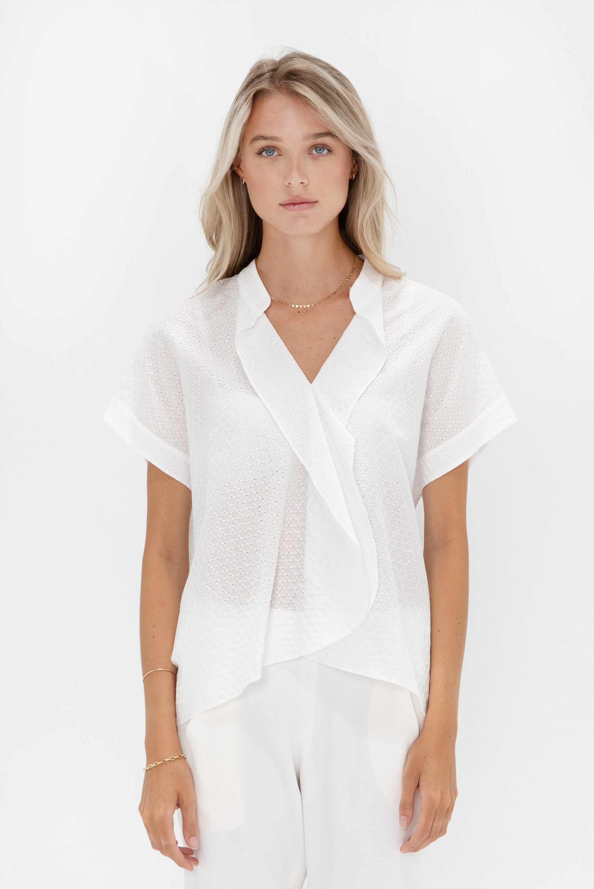 Zero + Maria Cornejo - Fin Gaban Shirt, Chalk