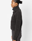 LEMAIRE - Trucker Collar Zipped Cardigan, Dark Espresso