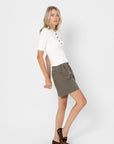 Proenza Schouler White Label - Tayla Shorts, Khaki