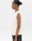 LOULOU STUDIO - Sambac Sleeveless Top, Ivory