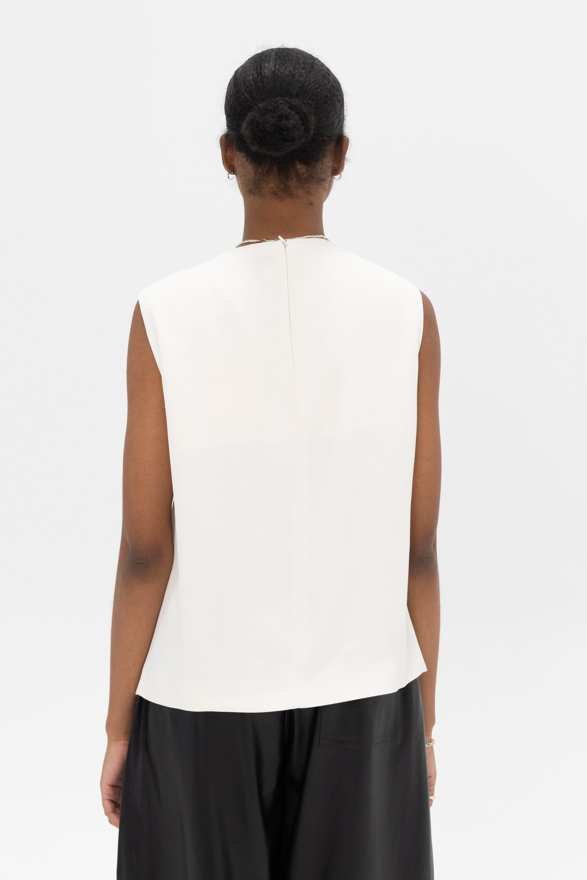 LOULOU STUDIO - Sambac Sleeveless Top, Ivory