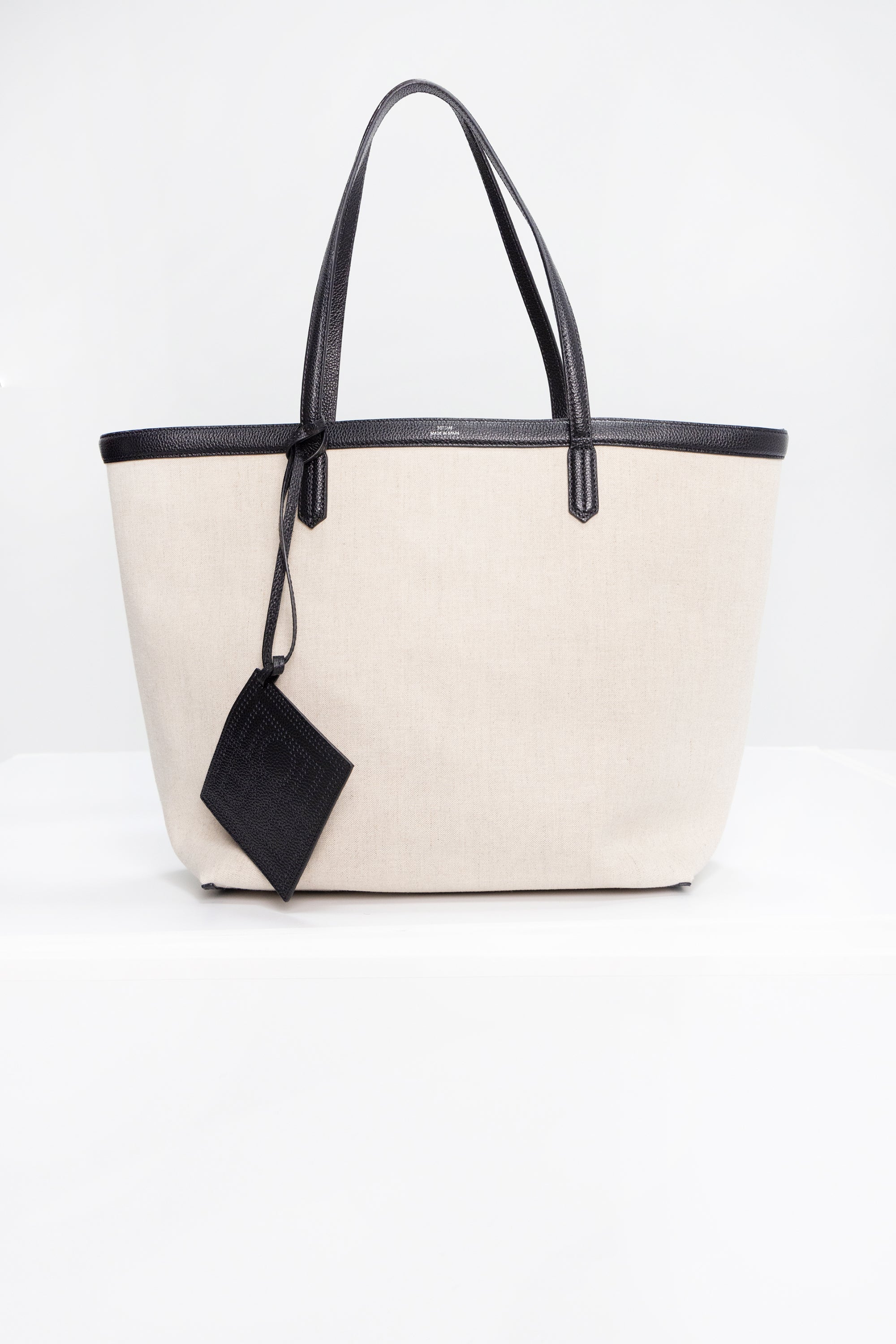 TOTEME - Canvas Travel Tote, Ecru & Black