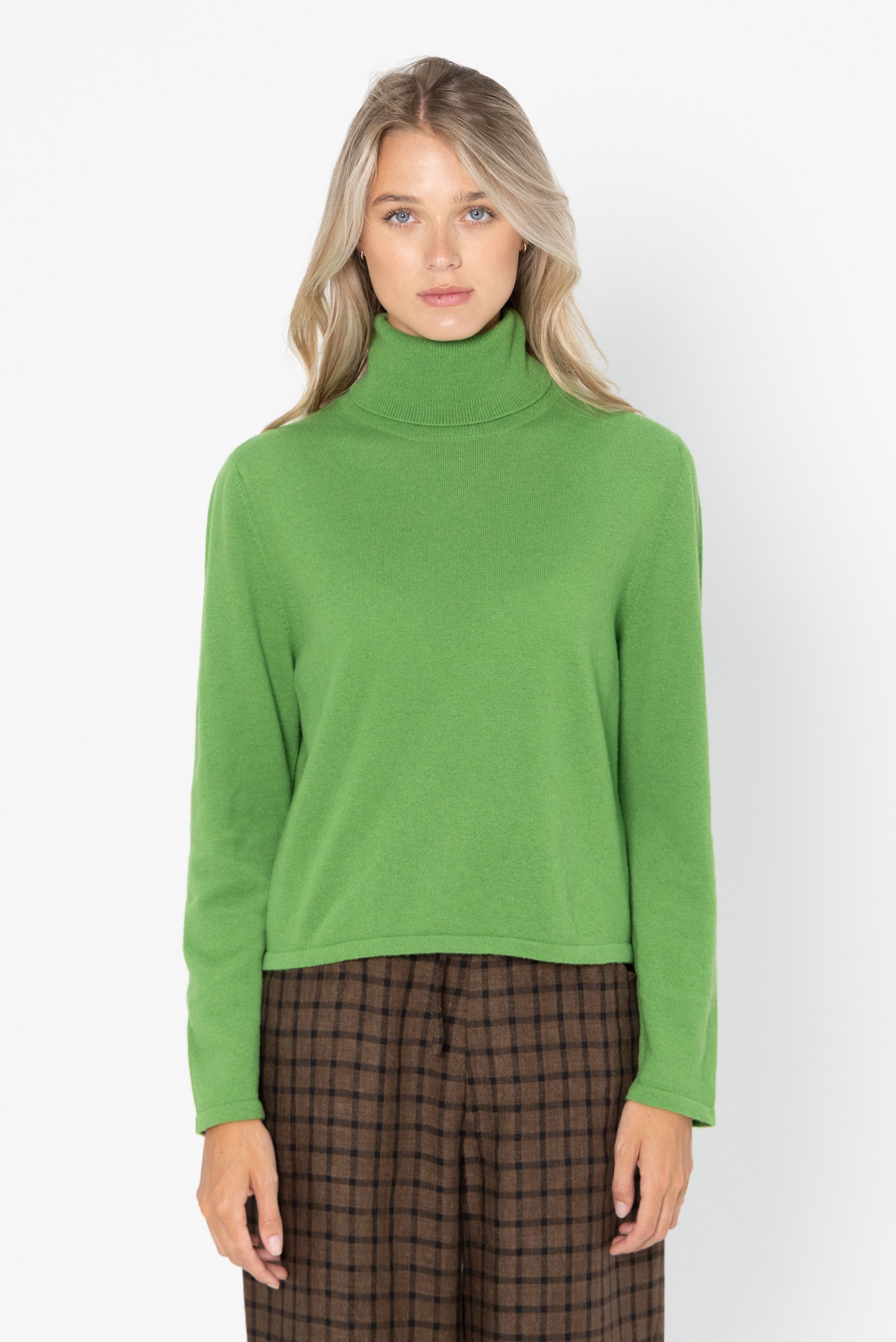 CORDERA - Merino Wool Turtleneck, Herba