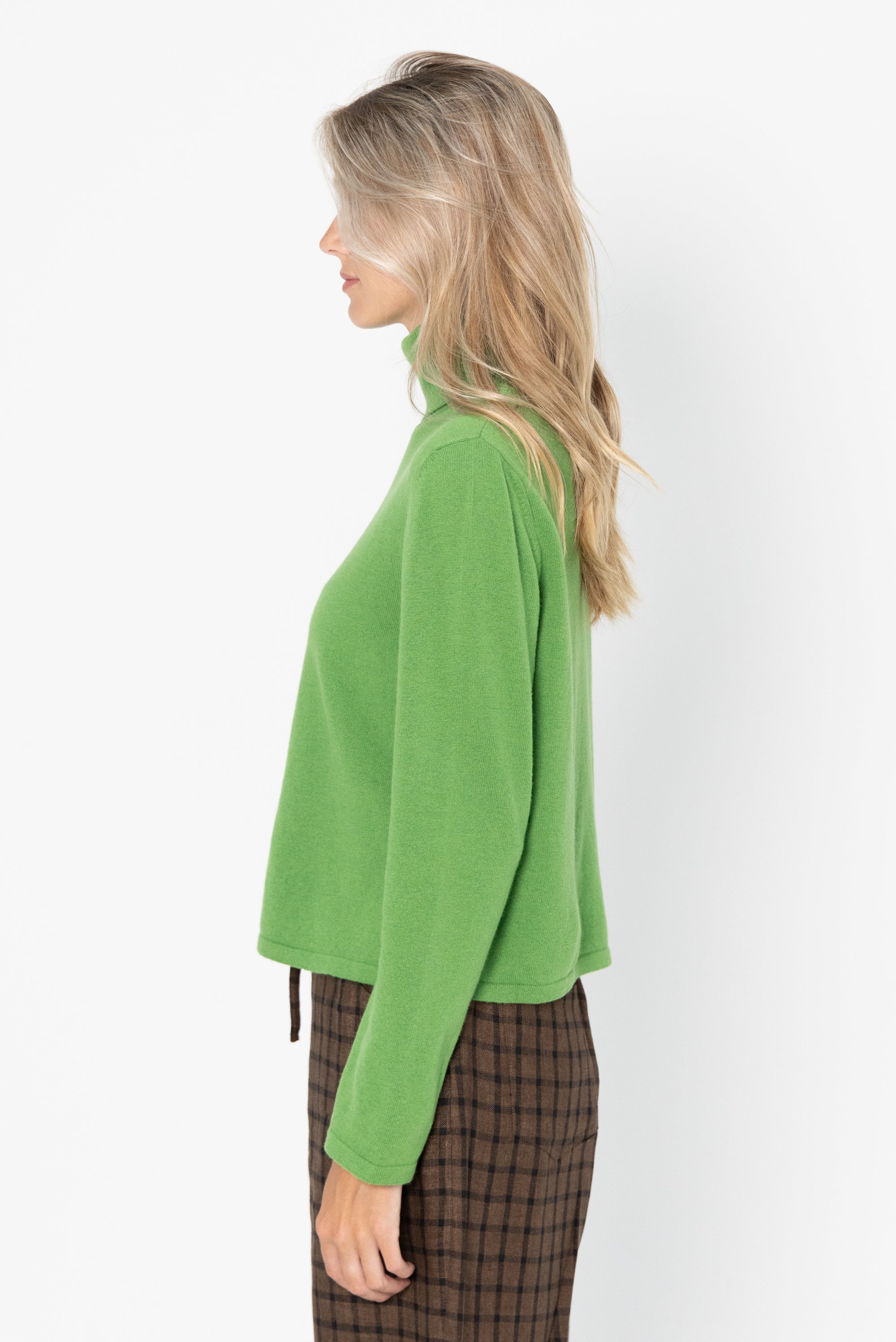 CORDERA - Merino Wool Turtleneck, Herba