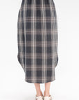 LAUREN MANOOGIAN - Plaid Placket Skirt, Plaid