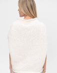 Handknit Shoulder Shell, White