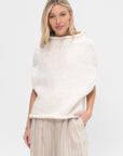 Handknit Shoulder Shell, White