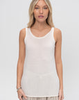 Super Fine Tank, White