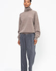 Belted Relaxed Pants, Asphalt