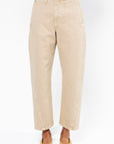 Twisted Pants, Natural Beige