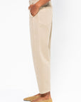 Twisted Pants, Natural Beige