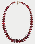 LIZZIE FORTUNATO FINE - Single Strand Necklace, Garnet & Pink Sapphire