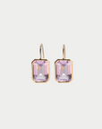 Aria Earrings, Pink Amethyst