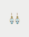 Hera Earrings, Sky Blue Topaz