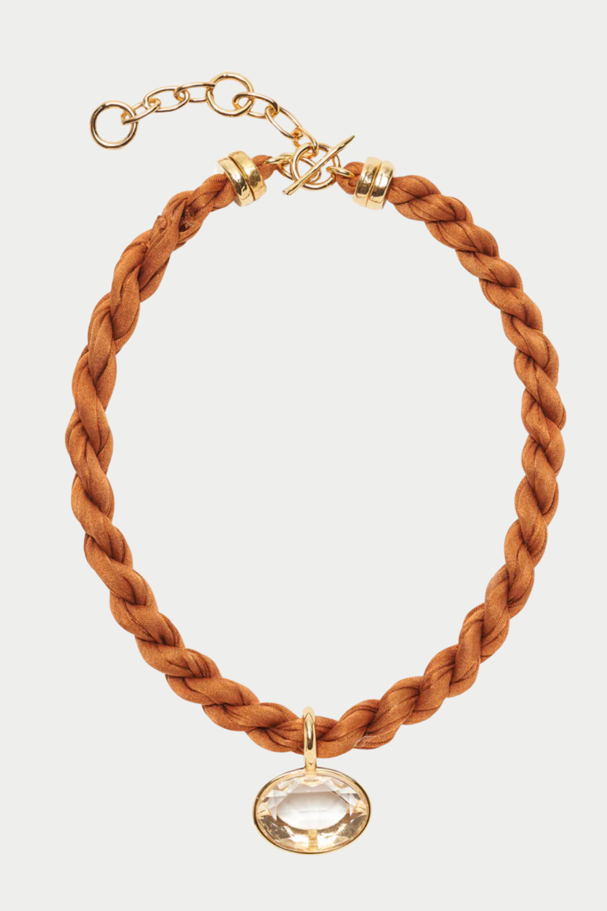 LIZZIE FORTUNATO JEWELS - Sunset Woven Collar, Orange