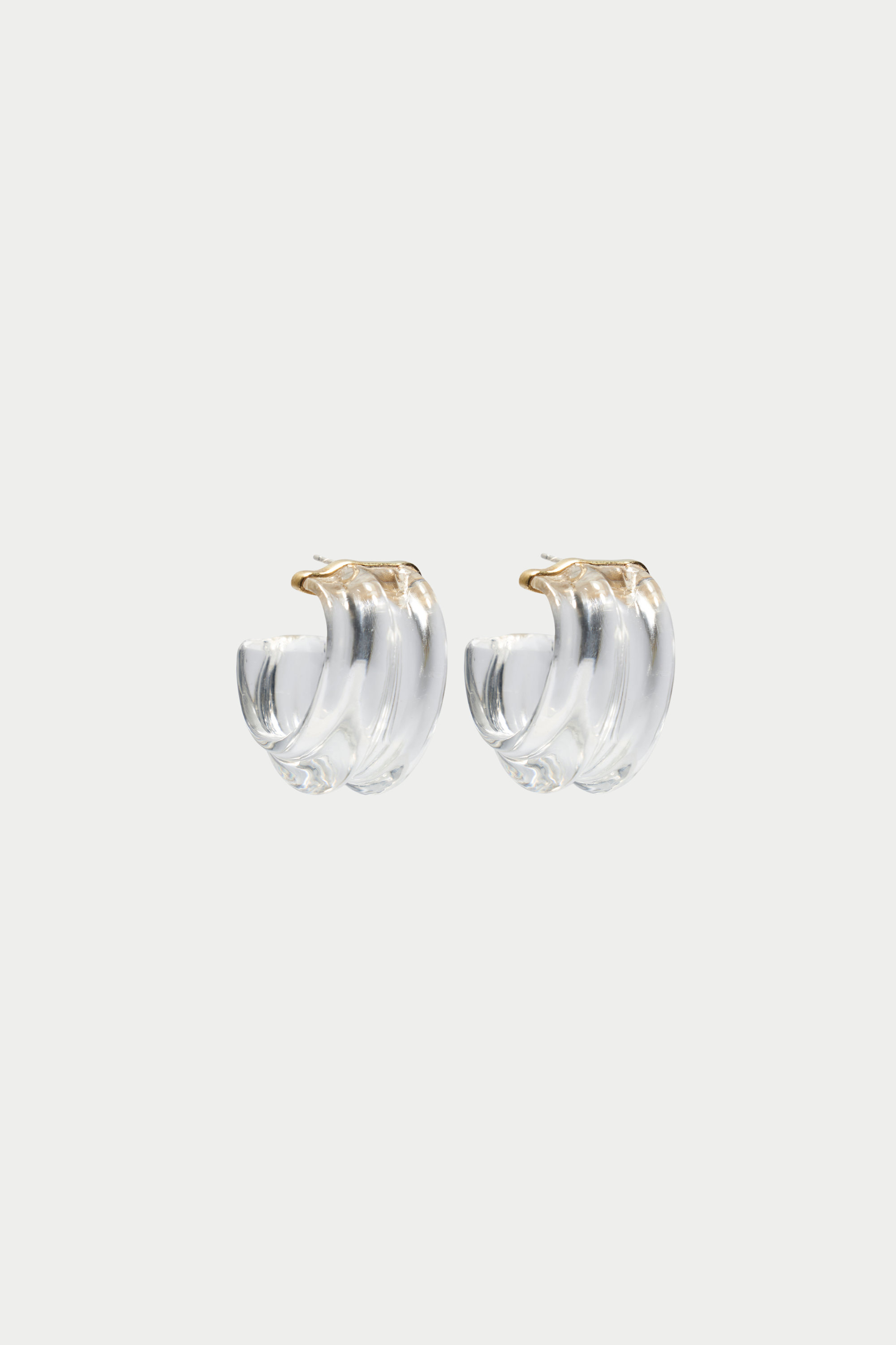 LIZZIE FORTUNATO JEWELS - Sculpted Hoops, Storm