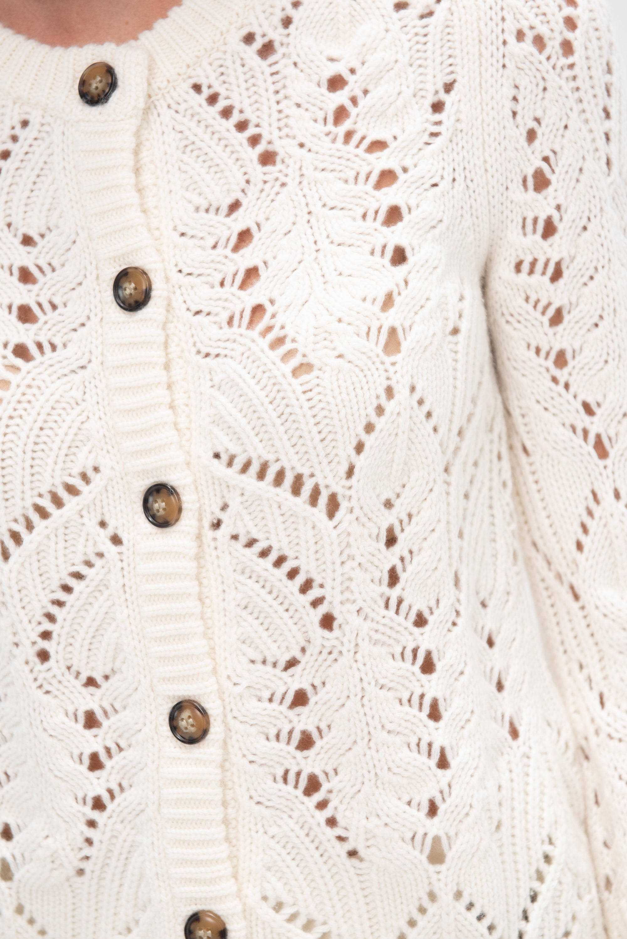 LOULOU STUDIO - Frutos Cardigan, Ivory