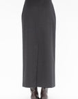 LOULOU STUDIO - Samos Skirt, Anthracite