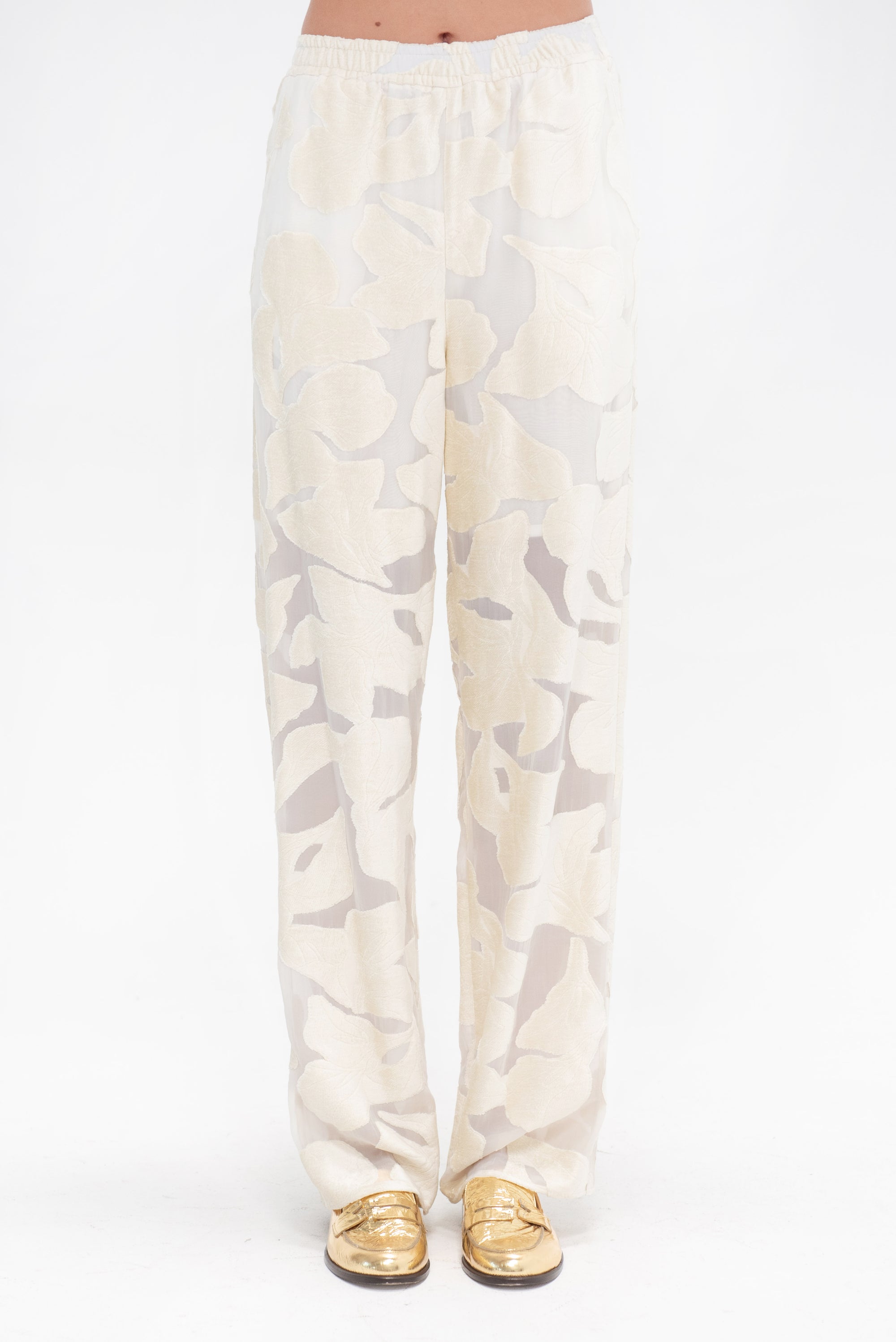 LOULOU STUDIO - Pares Velvet Pants, Ivory