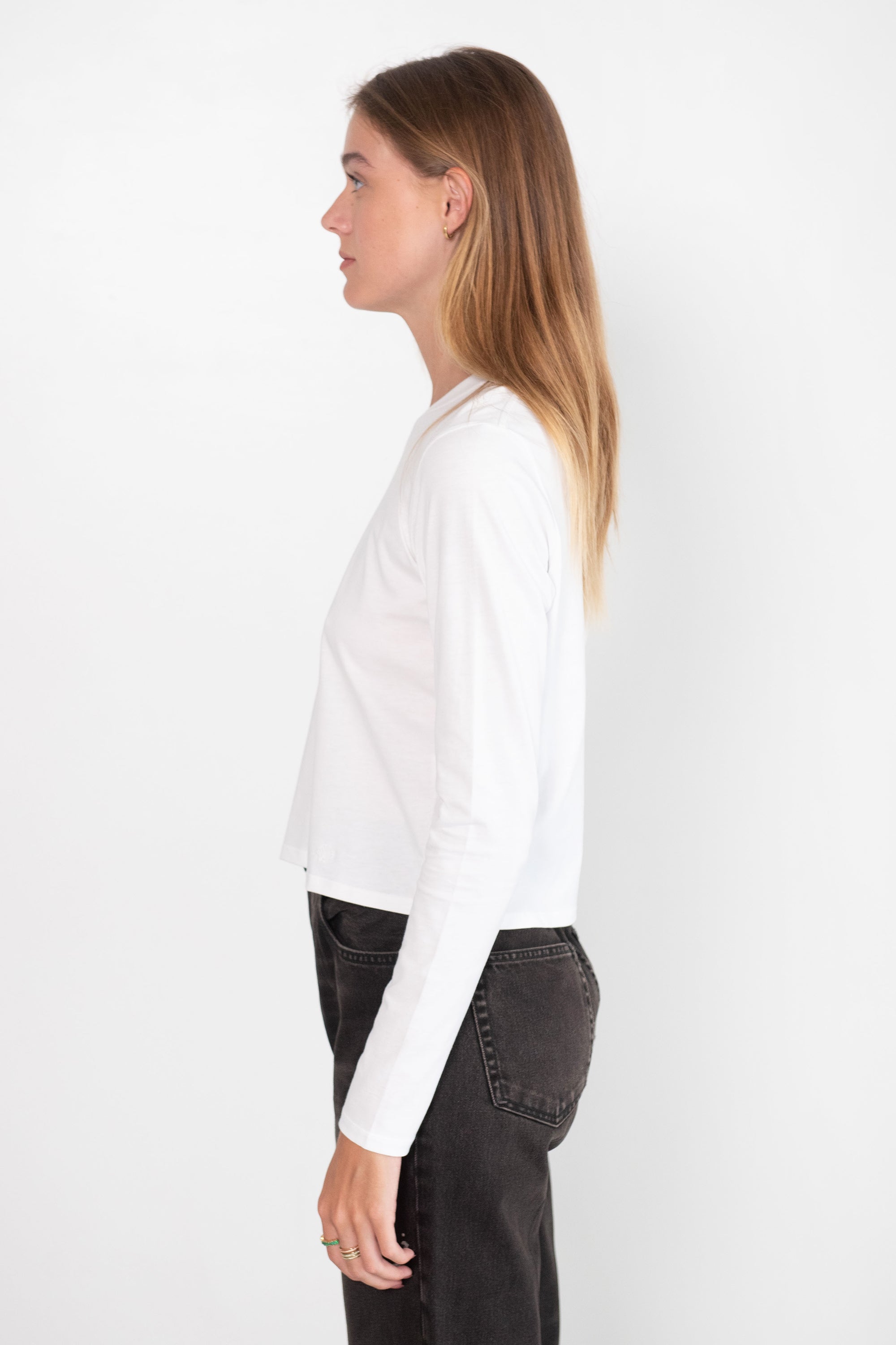 LOULOU STUDIO - Masal Long Sleeve Shirt, White