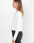 LOULOU STUDIO - Masal Long Sleeve Shirt, White